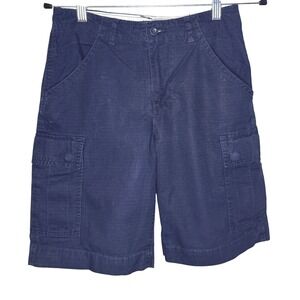 Boys Polo‎ Ralph Lauren 1967 Navy Blue Cargo Shorts Size 12 Preppy Vacation